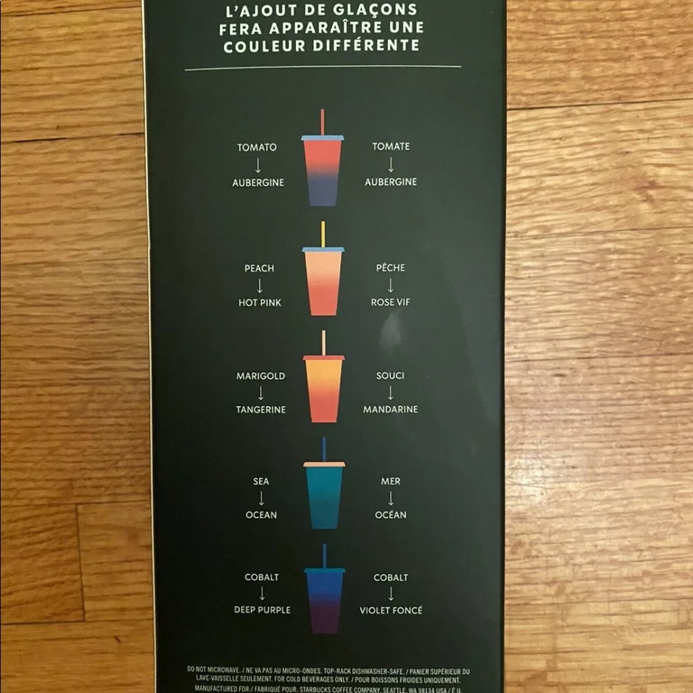 Starbucks color changing five pack new in box - Picture 3 of 6